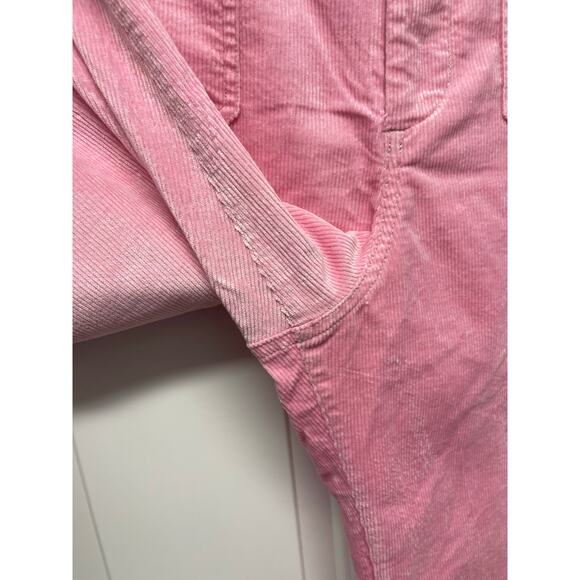 Maeve by Anthropologie The Colette Pant Corduroy pink wide leg cropped size 31 - Picture 4 of 7